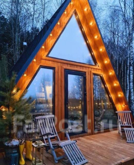 Строительство A-Frame. Из газоблока во Владивостоке
