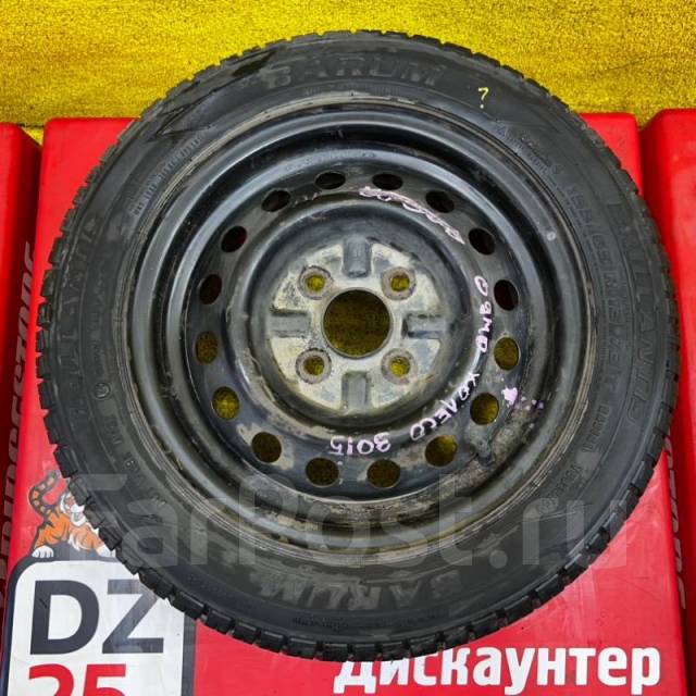 Колесо в сборе диск с шиной [Магазин DZ25] диск Toyota 4x100 ШИНА 155/ ...