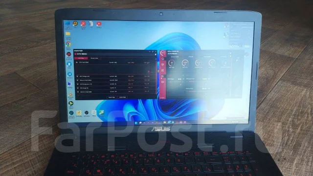 Asus ROG GL752VW. 17.3", 2,4����, ��� 16 ��, ���� 2 400���, WiFi: 1, Bluetooth: 1, ����������� �� 4��. ����