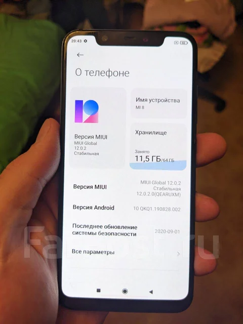 Xiaomi Mi8. �/�, 64 ��, �����, 3G, 4G LTE, 5G, Dual-SIM, NFC ����