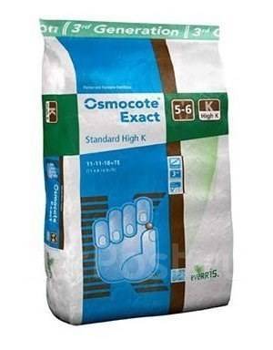 Osmocote / Осмокот Экзакт Стандарт Хай K (12-11-18 + 1,5 MgO+МЭ) 5-6 м ...