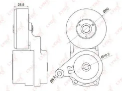 ���������� ����� ��������� ������������ (F0081172) Lynxauto [PT3024] PT3024 ����