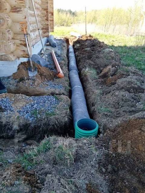 Дренажная труба Дренаж без щебня, под заказ во Владивостоке