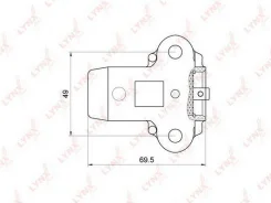 ����� ������������� ����� ��� (F0107114) Hyundaikia [24410-3E500] 244103E500 ����