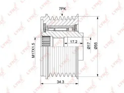 ����� ���������� ���� ���������� Lynxauto [PA1173] PA1173 ����