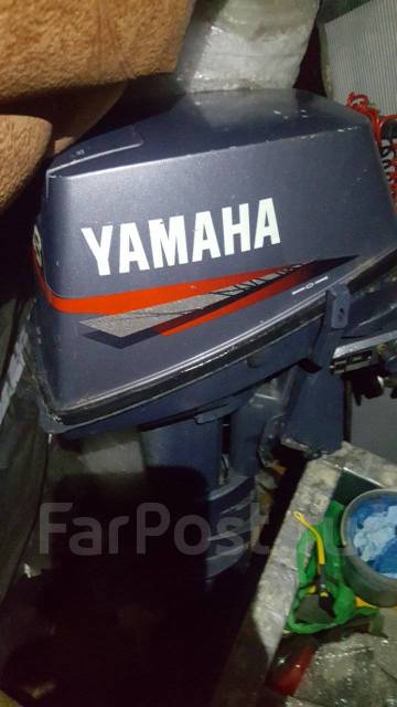 Продаю лодочный мотор Yamaha 8 л. с. двухтактный с топливным баком ...