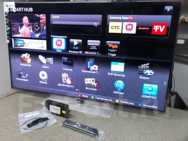 ОН Идеал: Samsung 55 дюймов.3d очки,800Гц, SmartTV. Очень тонкий ...