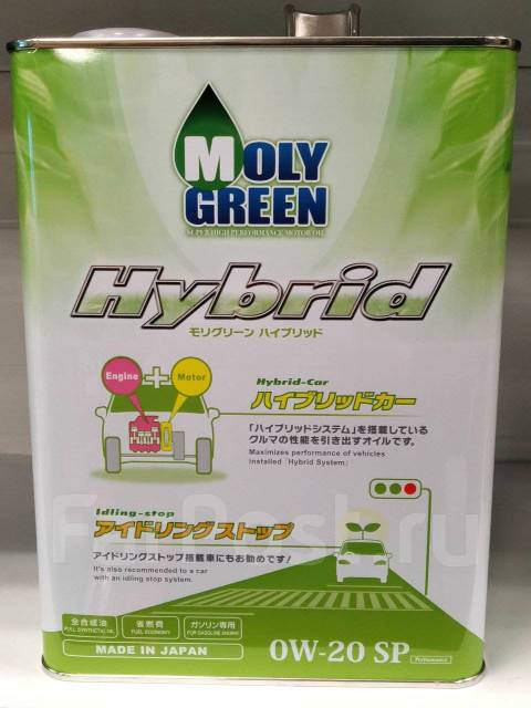 Масло MOLY Green Hybrid SP 0W20. 4 л. для гибридов! В наличии ...