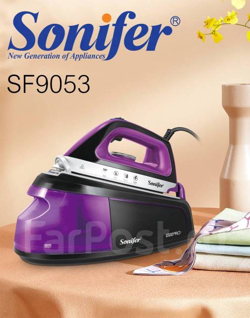 Утюг с паровой станцией Sonifer-9053, новый, в наличии. Цена: 6 500₽ во ...