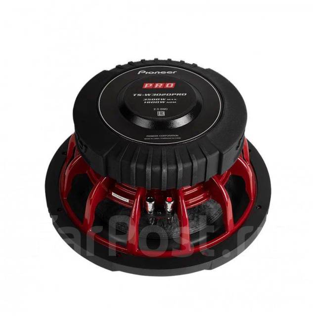 Сабвуфер Pioneer TS-W3020PRO /12"/Вт 3500 MAX, компонентные, 12 x 12 см ...