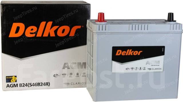 Гелевый аккумулятор Delkor S46B24R 45Ач 370А AGM 2023/-400 за старый ...