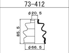   (19x64,5x85,5) 1-56 Maruichi 73412 73412 