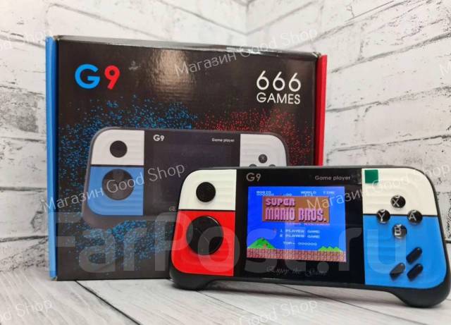 Портативная игровая Денди GameBox G9 666 Игр, Dendy, новый, в наличии ...