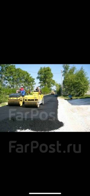 Благоустройства территории укладка асфальт брусчатка во Владивостоке