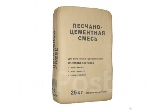 ЦПС 25 кг М150 цементно песчаная смесь, в наличии. Цена: 264₽ во ...