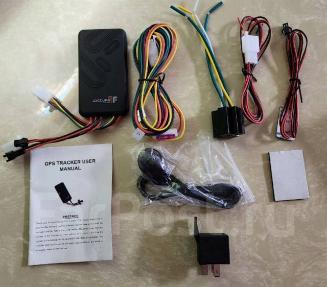 Автомобильный GPS Трекер Accurate GT06 с микрофоном и реле, новый, в ...