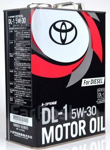 Моторное масло Toyota Diesel Oil DL-1 5W30 4л 08883-02805. Япония ...