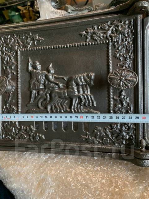 Большая печная дверца чугун до 1917, б/у, в наличии. Цена: 7 000₽ во ...