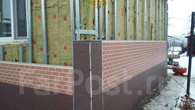 Монтаж ханьи, сайдинга, фасадные работы, утепление фасадов в Уссурийске