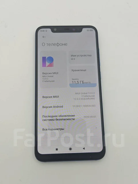 Xiaomi Mi8. �/�, 64 ��, �����, 3G, 4G LTE, 5G, Dual-SIM, ����������, NFC ����