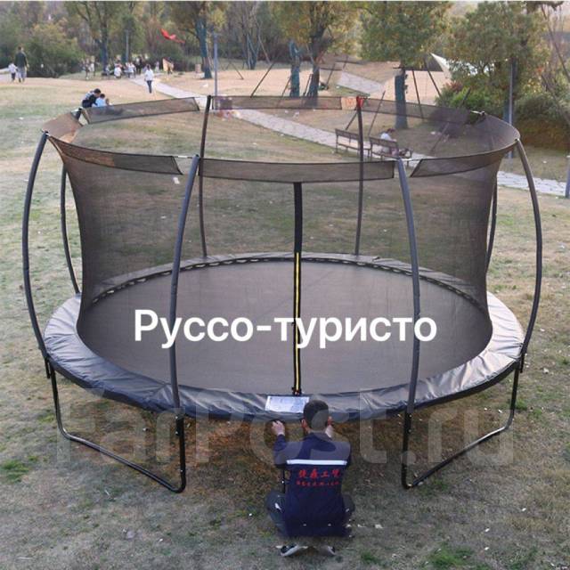 Батут 10ft 306см с лестницей в черном цвете - Другое во Владивостоке