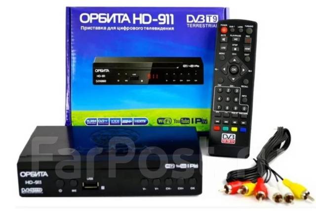 Приставка для цифрового ТВ Орбита HD-911 DVB-T2, ресивер эфирный, новый ...