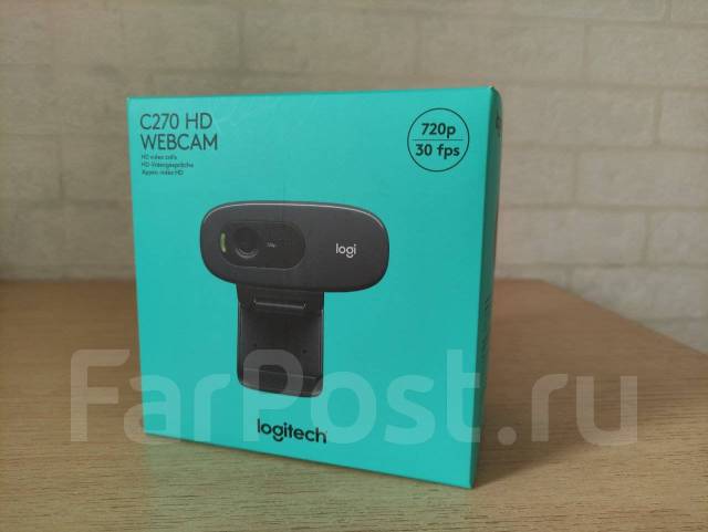 Веб камера Logitech C270 HD Webcam, новый, в наличии. Цена: 1 500₽ во ...
