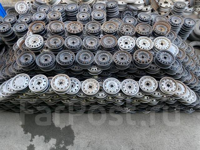 Диски стальные R14 ;4 x 100mm Toyota Япония, 14", 100 шт, штампованные ...