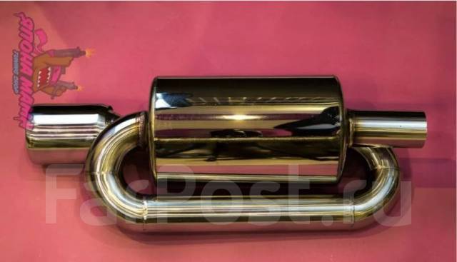 Глушитель Twin loop 63 mm. (приятный звук) купить в Москве по цене: 6 ...