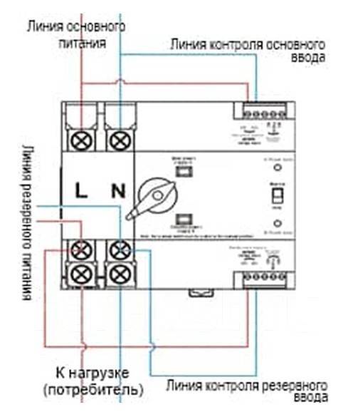 Toq5 63 2p схема подключения