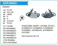 ��������� ���������� GAZ Cummins ISF 2.8 12V UTM ARR3666BJ ����