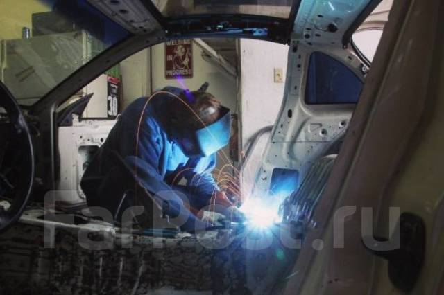 Ремонт кузова сварка ремонт глушителя, легковые автомобили во Владивостоке