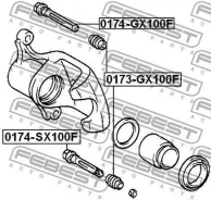 ������� ������ ������������ �������� ���������� ��������� ����� ����, ��� Febest [0173GX100F] 0173GX100F ����