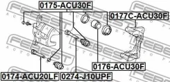 ������� �������� ���������� ��������� d63.5 ����� ����, ��� Febest [0176ACU30F] 0176ACU30F ����