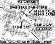 ����� Subaru (F0084650) Febest [0824S12RRH] 0824S12RRH ����