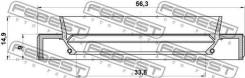 ������� ������� 33.8x56.3x9x14.9 ����, ��� Febest [95HBY35560915C] 95HBY35560915C ����