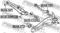 ����������� ������ ���������� ���� ��� ����, ��� Febest [MAB088RUB] MAB088RUB ����
