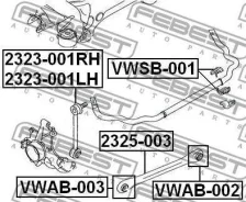 ������ ������� ������������� ��� ����, ��� Febest [VWSB001] VWSB001 ����