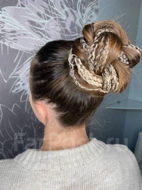 Афрокосы и афрокудри на резинке во Владивостоке