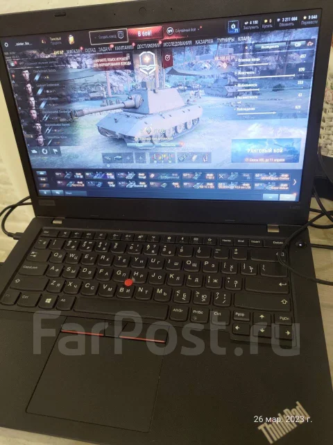 Lenovo ThinkPad L. 14", ��� 16 ��, ���� 1 000���, WiFi: 1, Bluetooth: 1 ����