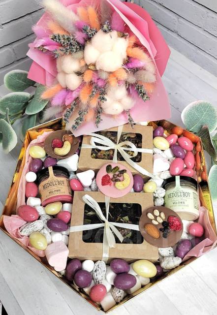 Сладкий набор. Подарок учителю, маме, коллеге, женщине, подруге, новый ...