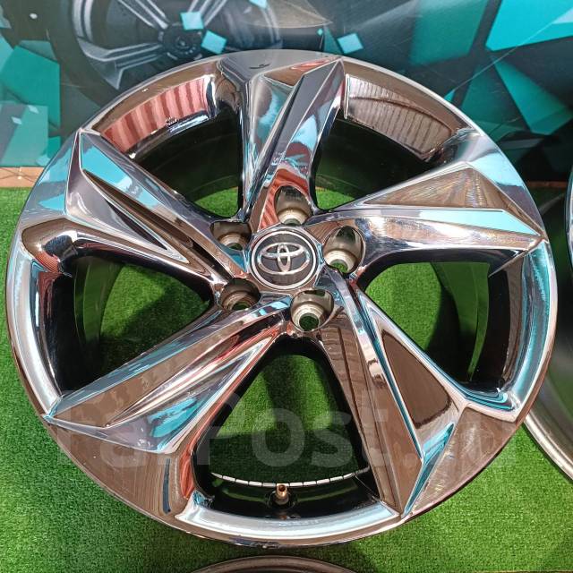 Диски литые Toyota! Original! Темный Хром! R18, PCD 5-114.3, 18", 1 шт ...