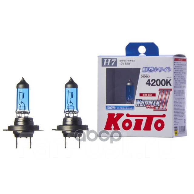 Лампа Высокотемпературная Koito Whitebeam H7 12v 55w (100w) 4200k ...