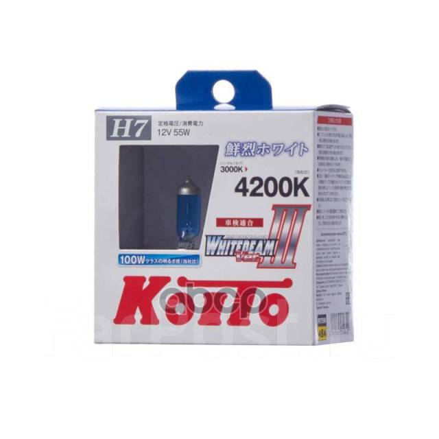Лампа Высокотемпературная Koito Whitebeam H7 12v 55w (100w) 4200k ...