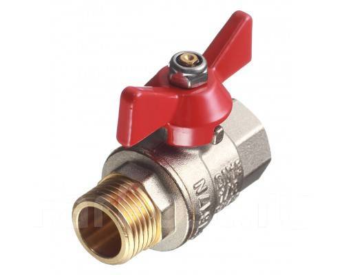 Кран шаровый ГШ бабочка 1/2 Американка, ЦЕНА Актуальная, в наличии ...