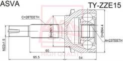   23x61x26 tyzze15 ASVA TYZZE15 