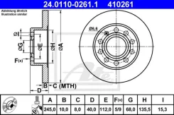 ���� ���� audi 80/a4 24011002611 ATE 24011002611 ����