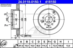 ���� ����. ���. Mazda 24011801501 ATE 24011801501 ����