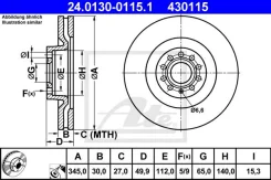 ���� ���� AUDI A3/SK 24013001151 ATE 24013001151 ����