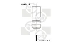��������� ���� v033416 BG Automotive V033416 ����